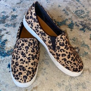 Cheetah slip ons